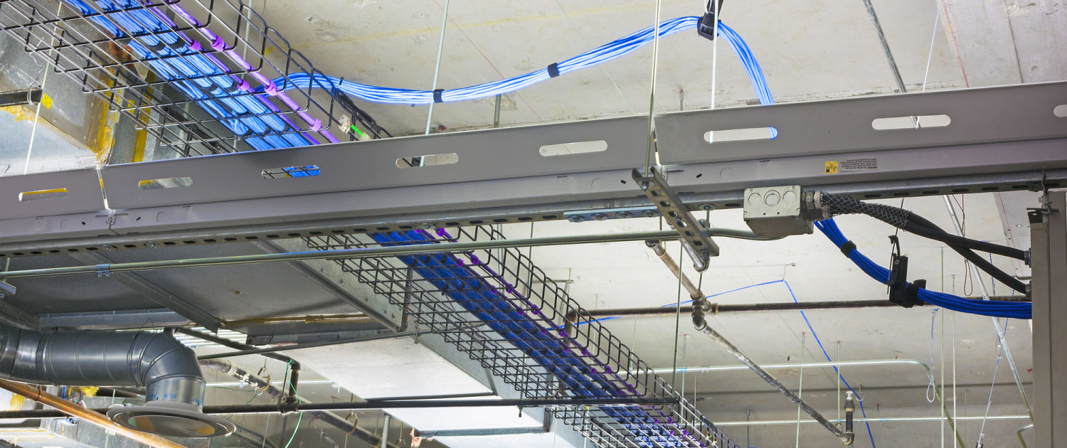 Must have: Ceiling cable tray! (and colourfull cables!) for