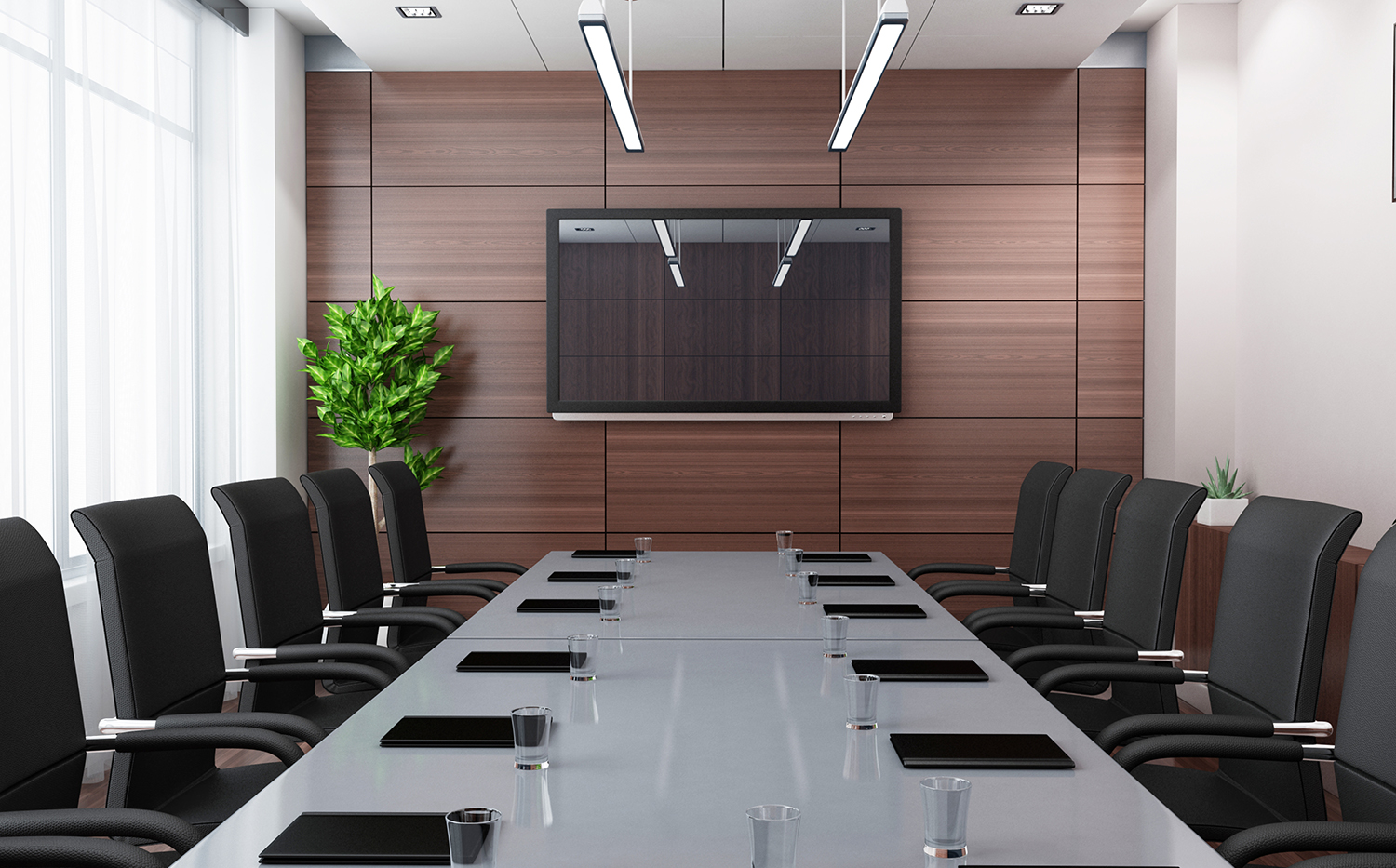 how to set up a conference room